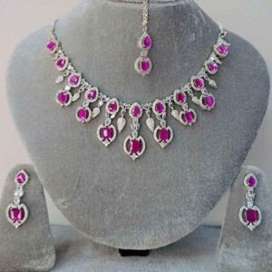 American Diamond cut Necklace