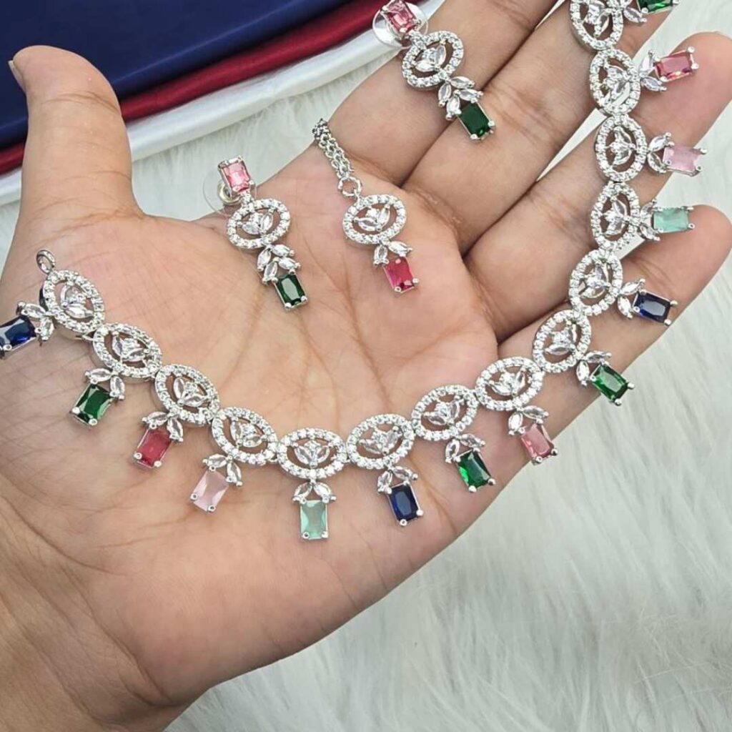 online Diamond cut necklace