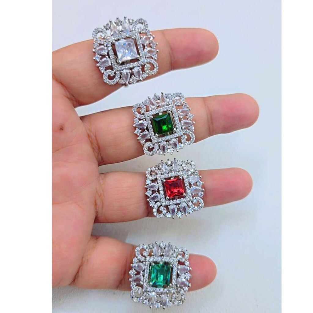 Diamond Cut Finger Ring